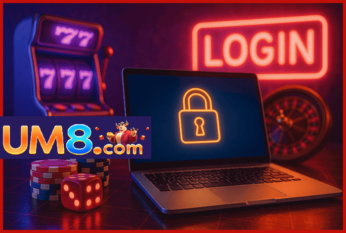 “UM8 login com proteção e segurança