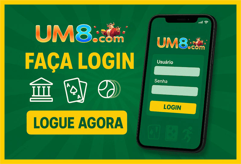 Imagem destacando login seguro na UM8 para novos usuários